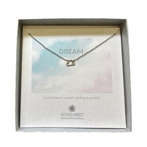 Dogeared Cloud Necklace Sterling Silver